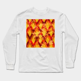 Leaves on Lattice Long Sleeve T-Shirt